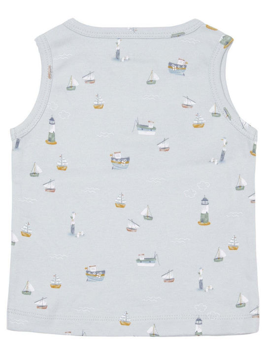 Little Dutch Kids Blouse Sleeveless Blue