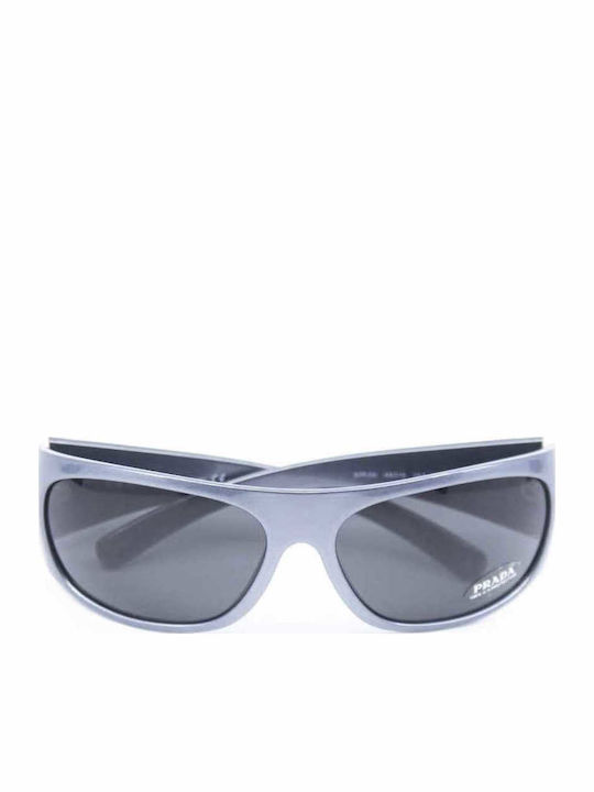 Prada Men's Sunglasses with Blue Plastic Frame and Blue Lens SPR06I 1AA1A1