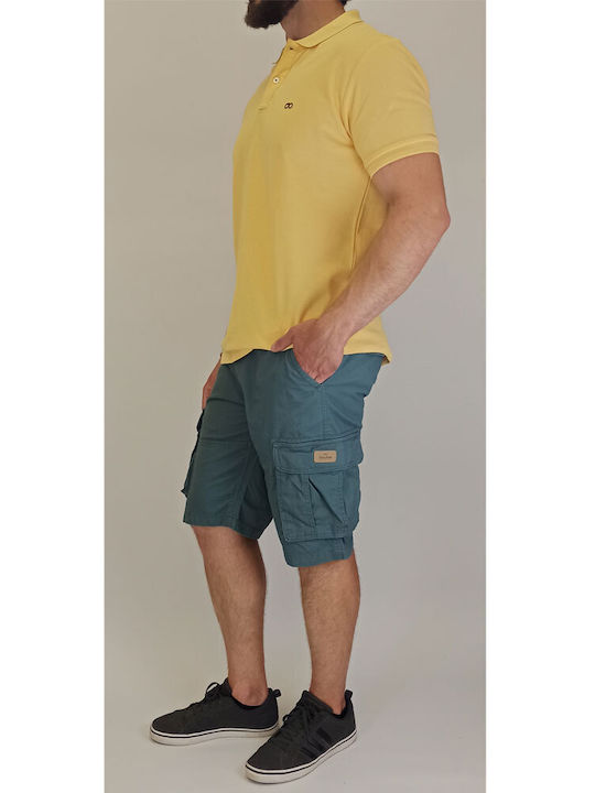 Double Herrenshorts Cargo Petrol