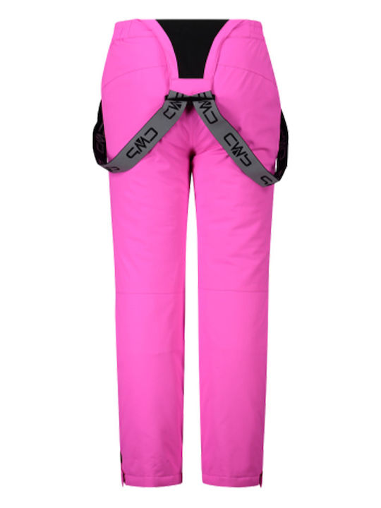 CMP 3W15994-H924 Kids Dungarees for Ski & Snowboard Pink