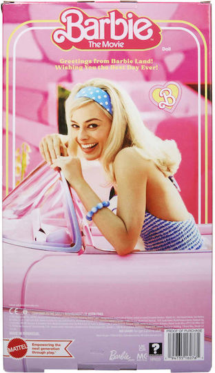 Barbie The Movie Margot Robbie in Pink Western Outfit de Colectie Păpușă pentru 3+ ani+ Ani