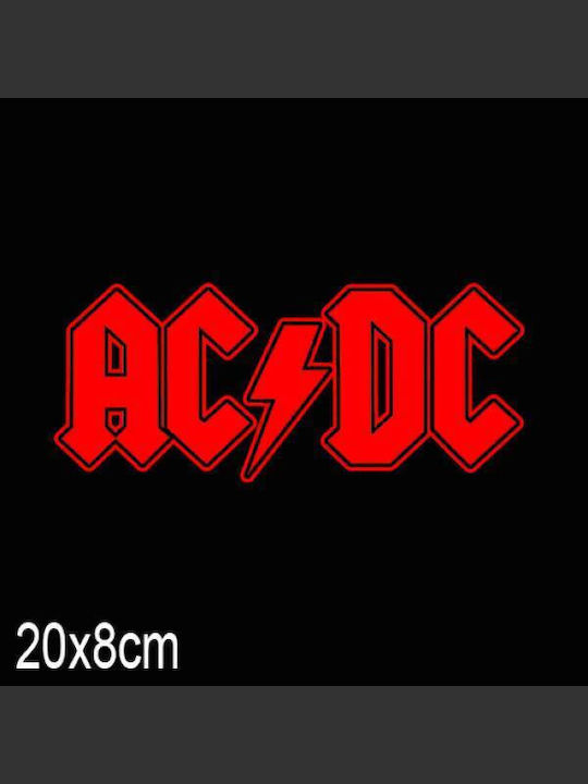 Takeposition Φούτερ Ζακέτα με Κουκούλα AC/DC σε Μαύρο χρώμα