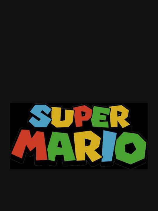 Takeposition T-shirt Super Mario logo σε Μαύρο χρώμα Takeposition T-shirt Super Mario logo σε Μαύρο χρώμα