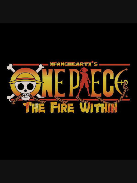 Takeposition T-shirt One Piece fire within logo σε Μαύρο χρώμα