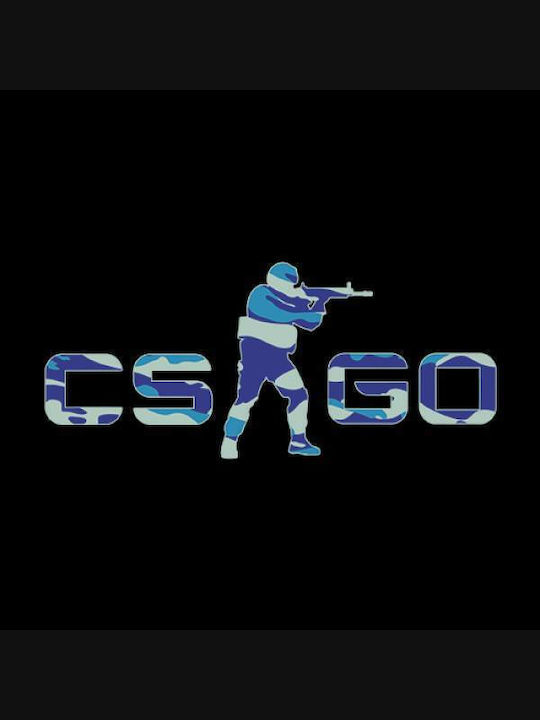 Takeposition Φούτερ Ζακέτα με Κουκούλα Z-cool Game CSGO Logo σε Μαύρο χρώμα