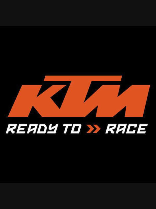 Takeposition Φούτερ με Κουκούλα H-cool Moto KTM Ready Race Logo σε Καφέ χρώμα