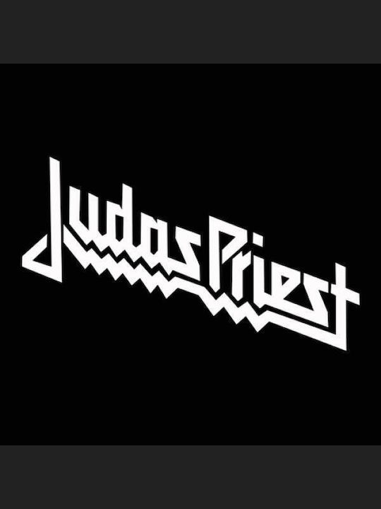 Takeposition Γυναικεία Φούτερ Ζακέτα με Κουκούλα Judas Priest σε Μαύρο χρώμα