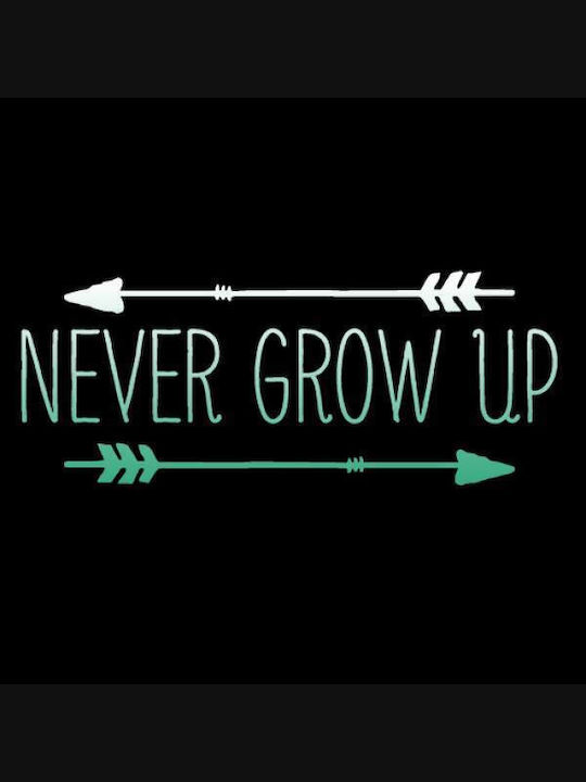 Takeposition Never grow up T-shirt Black