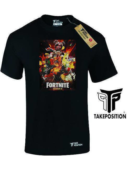 Takeposition T-shirt Fortnite Μαύρο