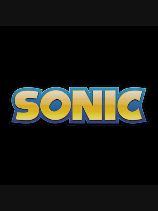 Takeposition Game Sonic Logo Femeiesc Hanorace Negru