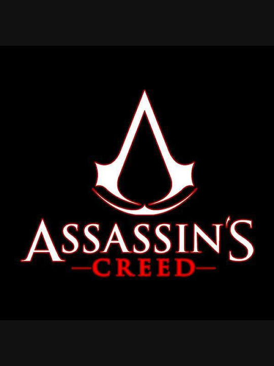 Takeposition Game Assassins-Creed Logo Femeiesc Hanorace Negru