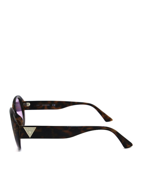 Guess Women's Sunglasses with Multicolour Plastic Frame and Purple Lens GU7590-56Y