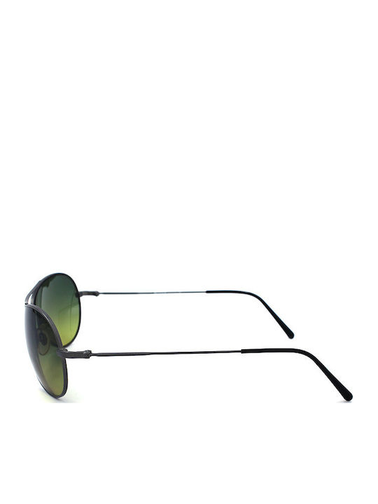 Vogue Unisex Sunglasses with Grey Metallic Frame and Brown Gradient Lenses VO3319S 589/16