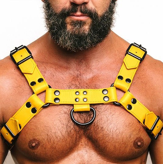 Kinksters Ανδρικό Harness Κίτρινο