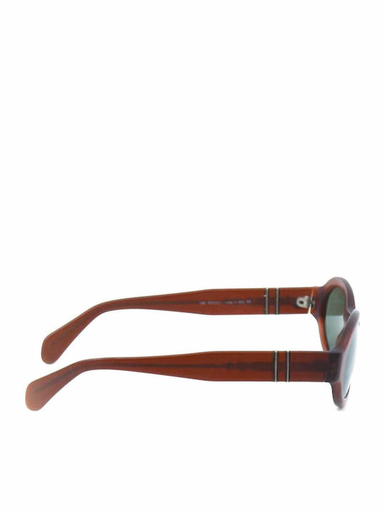 Persol Unisex Γυαλιά Ηλίου με Καφέ Κοκκάλινο Σκελετό και Πράσινο Φακό PO2550S 185/S31