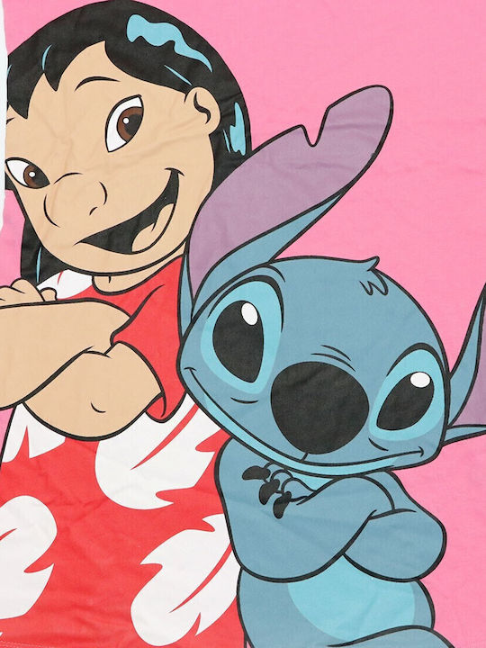 Disney Summer Women's Nightdress Pink Lilo & Stitch Nightgown