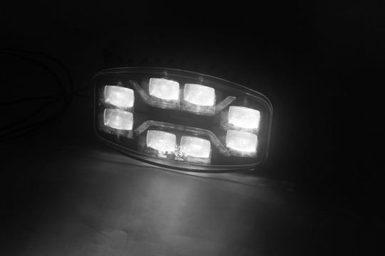 Правоъгълен Водоустойчив Автомобилен LED Фар Honda e 10 - 30V 48W 24.5cm с Бяла Светлина 1бр