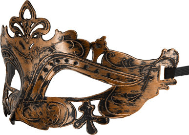 Maskarade Mask BDSM Μάσκα σε Καφέ Χρώμα