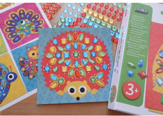 Crealign Mosaik mit Diamanten - Schildkröte für Kinder 3+ Jahre alt+ Jahre