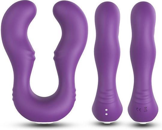 Kinksters Διπλός Δονητής 14.7cm Μωβ