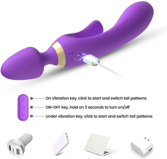 Kinksters Vibrator Masaj 23.6cm Violet