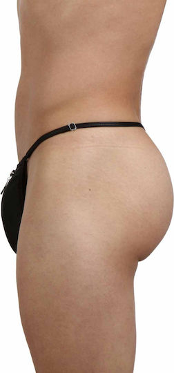 Soiemio Ανδρικό Sexy String Μαύρο