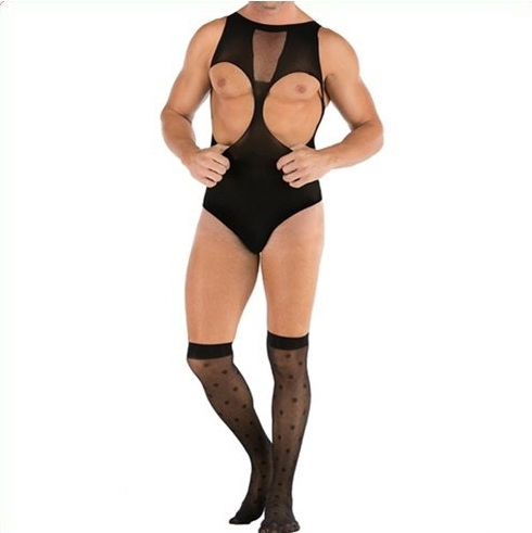 Kinksters Body Sexy pentru bărbați Negru