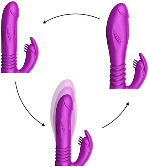 Kinksters Κλειτοριδικός Δονητής 24cm Μωβ