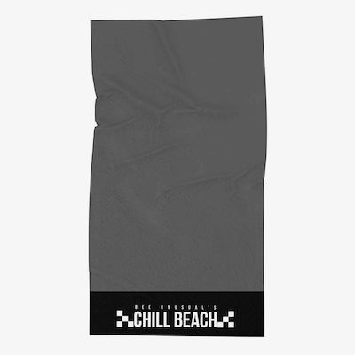 Bee. Unusual. Baloo Beach Beach Towel Black 150x100cm.