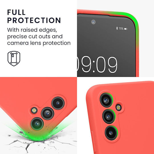 KWmobile 5G Back Cover Σιλικόνης Κοραλί (Galaxy A54)