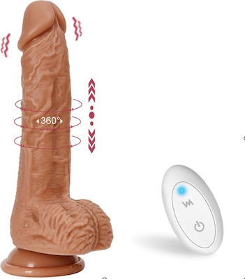 Kinksters Ρεαλιστικός Δονητής με Remote Control Flesh