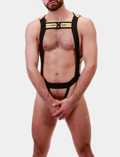 Barcode Berlin Sexy Ανδρικό Body Μαύρο