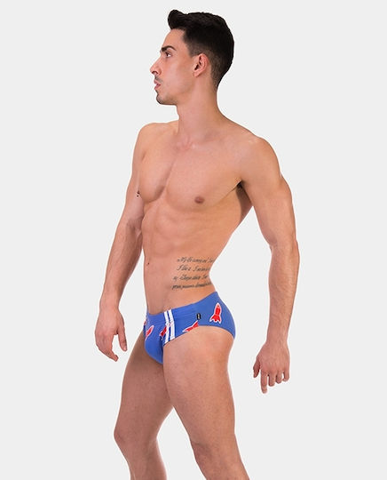 Barcode Berlin Ανδρικό Sexy Slip Μπλε