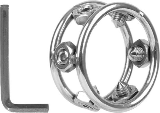 Kinksters Cock Ring Cock Metalic Argintiu