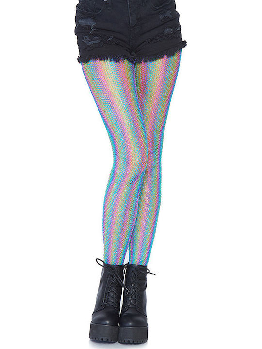 Leg Avenue Sexy Strumpfhose Blau