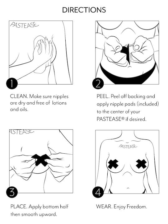 Pastease Nipple Covers Λευκά