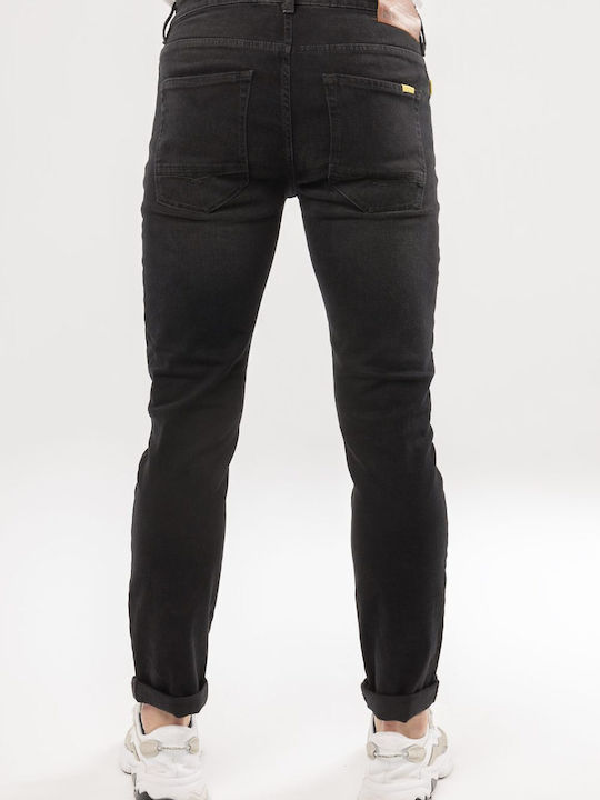 Elton B 222 Pantaloni Jeans pentru Bărbați Negru