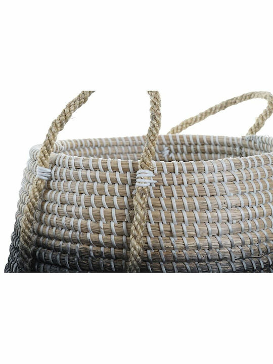 Wicker Decorative Baskets Set 2pcs DKD Home Decor