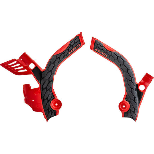 Acerbis X-Grip Motorrad-Rahmenschutz Rot