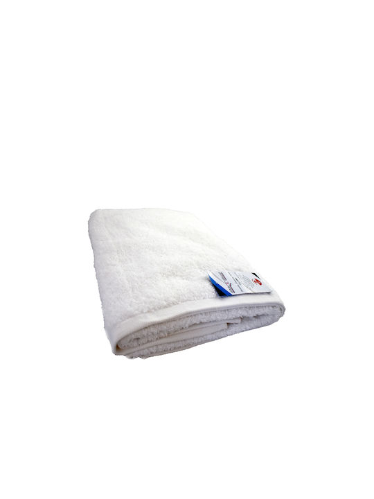 Chios Hellas Πετσέτα Σώματος 70x140εκ. Λευκή Βάρους 600gr/m²