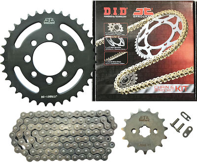 DID Chain & Sprocket Kit for Daytona Sprinter 125 for Kawasaki JOY-R