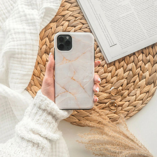 Burga Fashion Tough Back Cover Plastic / Silicone Beige (iPhone SE 2022/2020)