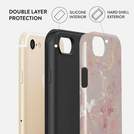 Burga Fashion Tough Back Cover Πλαστικό / Σιλικόνης Πολύχρωμο (iPhone SE 2022/2020)