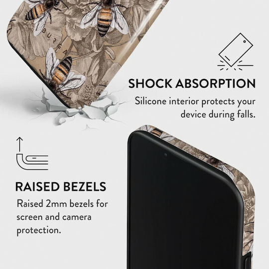 Burga Fashion Tough Back Cover Πλαστικό / Σιλικόνης Μπεζ (iPhone 13 Pro)