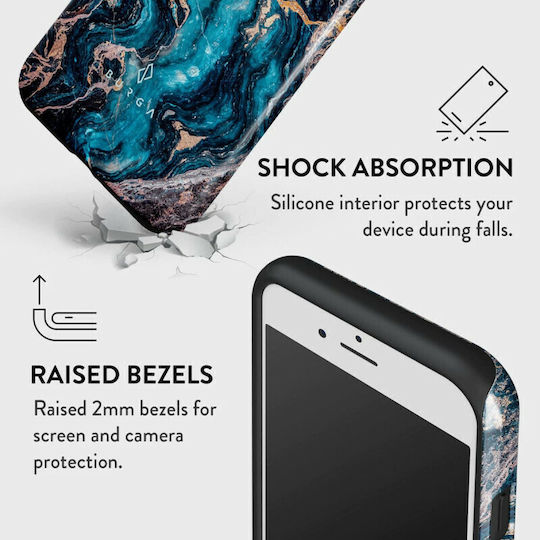 Burga Fashion Tough Back Cover Πλαστικό / Σιλικόνης Πολύχρωμο (iPhone SE 2022/2020)