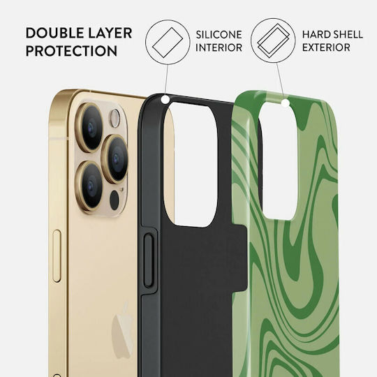 Burga Fashion Tough Back Cover Πλαστικό / Σιλικόνης Πράσινο (iPhone 13 Pro Max)