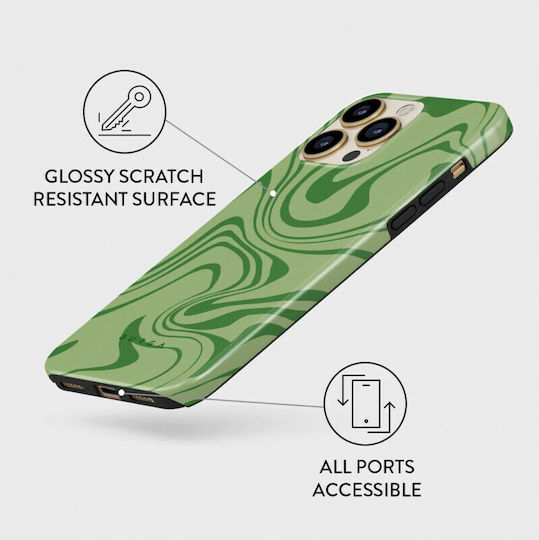 Burga Fashion Tough Back Cover Πλαστικό / Σιλικόνης Πράσινο (iPhone 13 Pro Max)