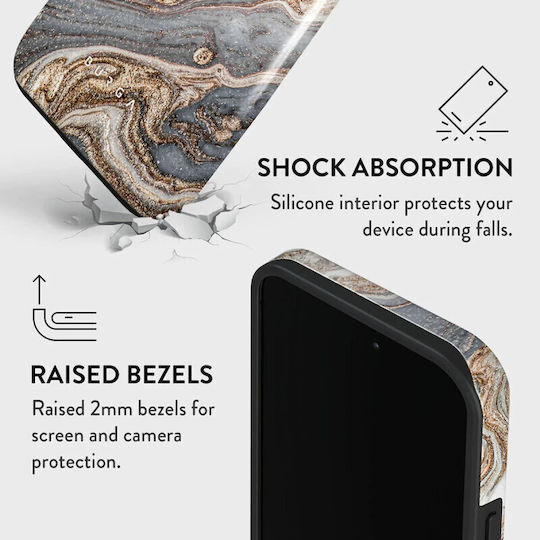 Burga Fashion Tough Back Cover Πλαστικό Μπεζ (iPhone 14 Pro)