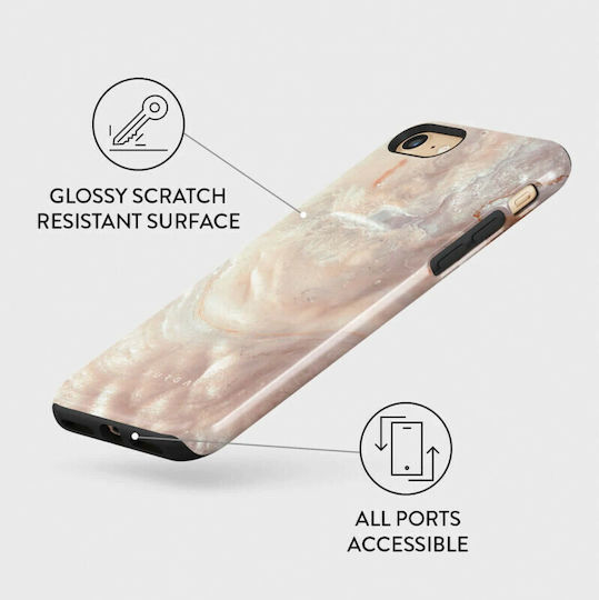 Burga Fashion Tough Back Cover Plastic / Silicone Multicolour (iPhone SE 2022/2020)
