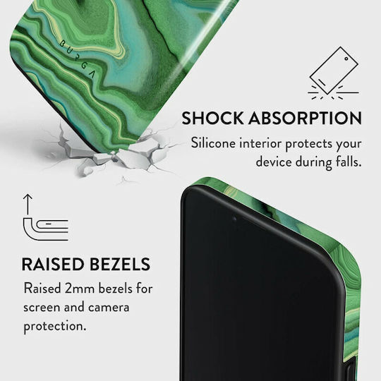 Burga Fashion Tough Back Cover Plastic / Silicone Green (iPhone 13 Pro)